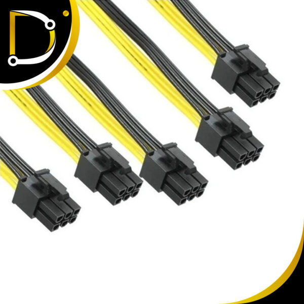 Cable Ramal De 6 Pines Con 5 Conectores Machos Para Mineria....