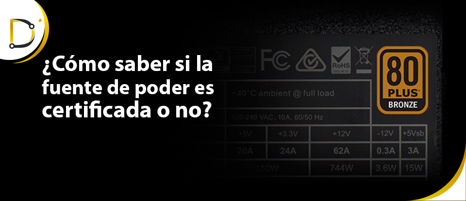 Fuente De Poder Certificada - Diza Online