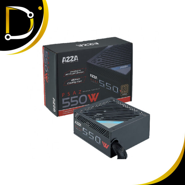 Fuente De Poder Certificada 550W Azza