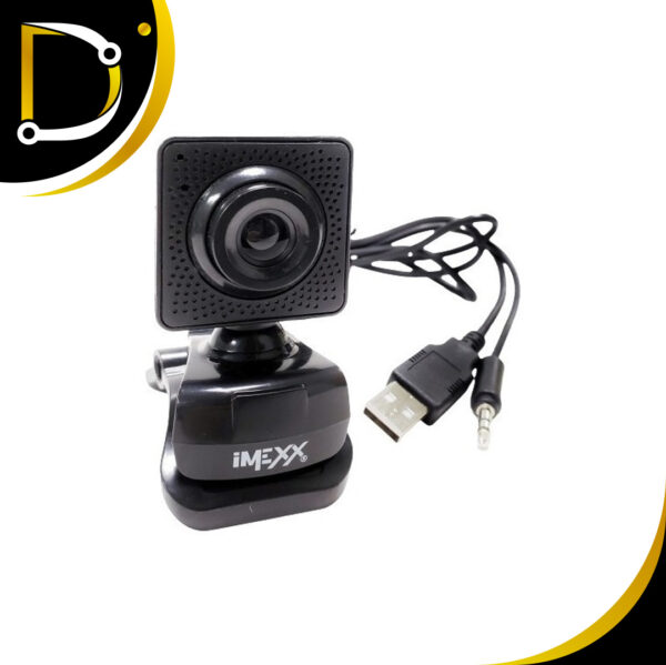 Camara Web Usb Con Microfono Incorporado Imexx