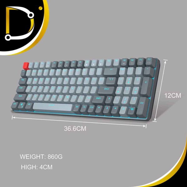 Teclado Mecánico Gaming Magegee Con Cable Extraible