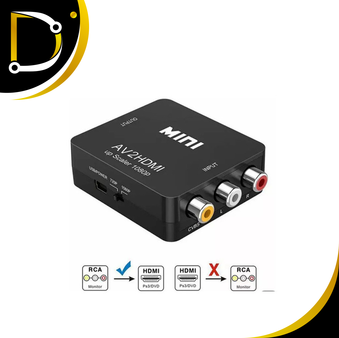 Adaptador HDMI A RCA Imexx - Diza Online