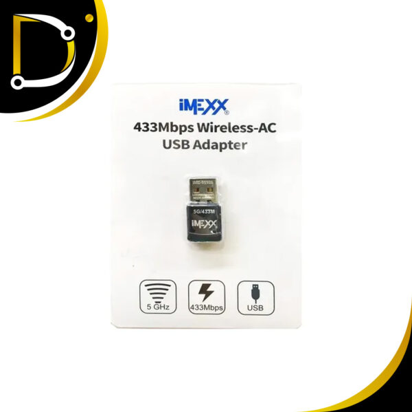 Adaptador Wifi Usb 5G-433 Mbps Imexx