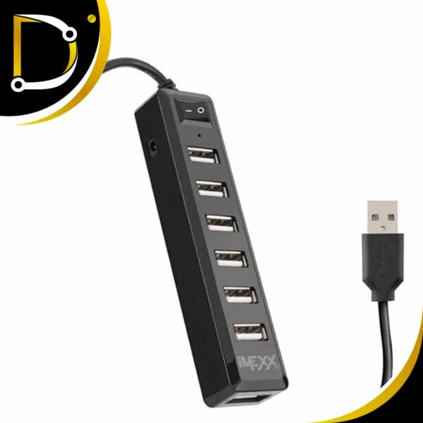 Hub Imexx De 7 Puertos Usb 2.0