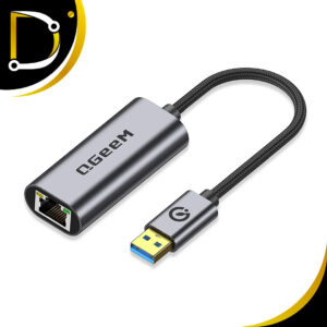Marca: QGeeM Color: Gris Ethernet a USB USB 3.0 Conector RED, UTP Ethernet, RJ45 Adaptador USB a Ethernet QGeeM