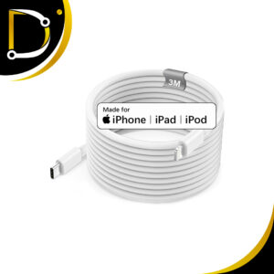 Cable de IPHONE de 3 Metros USB TIPO C a Lightning certificado