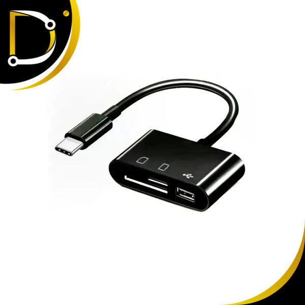 Adaptador Tipo C/ Micro Sd-Sd-Usb