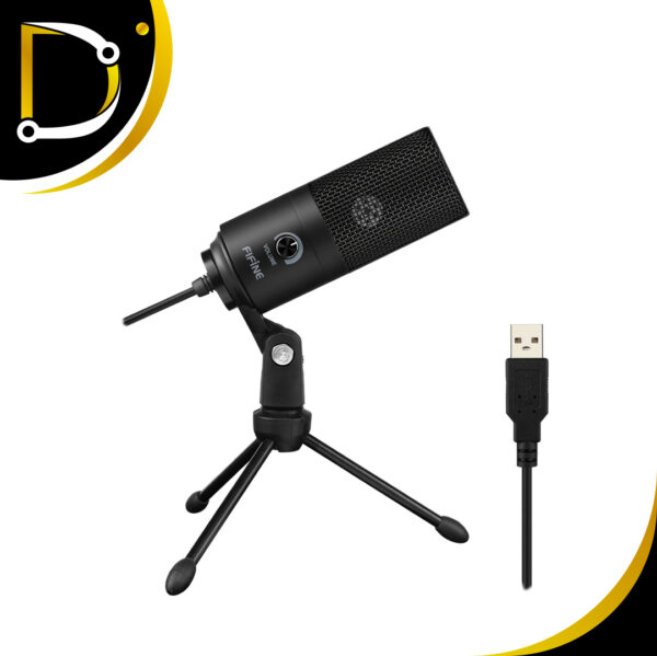 Microfono Fifine Negro Usb