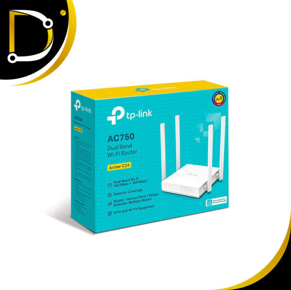 Router Tp-Link C24 Ac750 Dual Banda