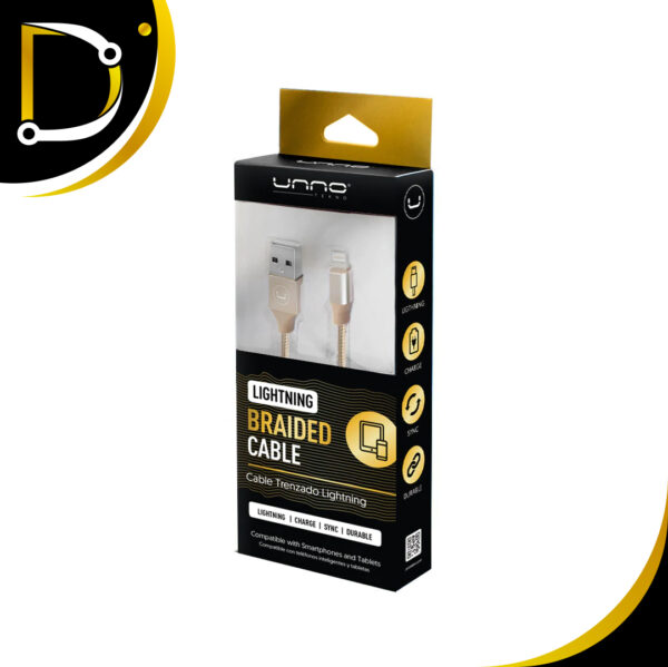 Cable Para Iphone Usb Unno De 1 Metro 1 2 - Diza Online