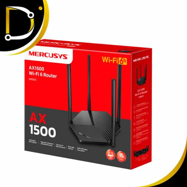 Router Mercusys Mr60X Gigabyt Wifi 6 Ax1500 1 2 - Diza Online