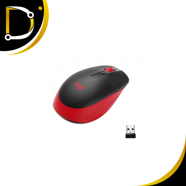 Mouse Inalambrico Logitech M190 Rojo 1 1 - Diza Online