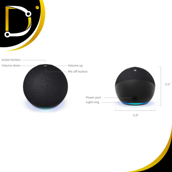 Amazon Alexa Echo Dot 5Th Gen Blue 1 2 - Diza Online