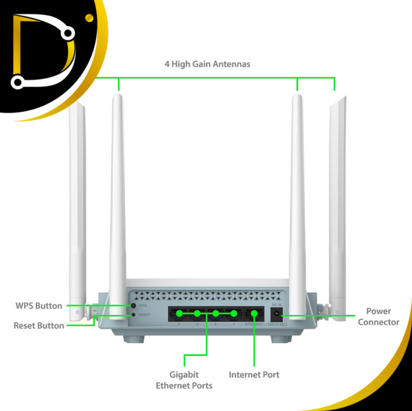 Router Wifi D link Eagle Pro Ai Gigabit Ac1200 2.4 5 Ghz - Diza Online