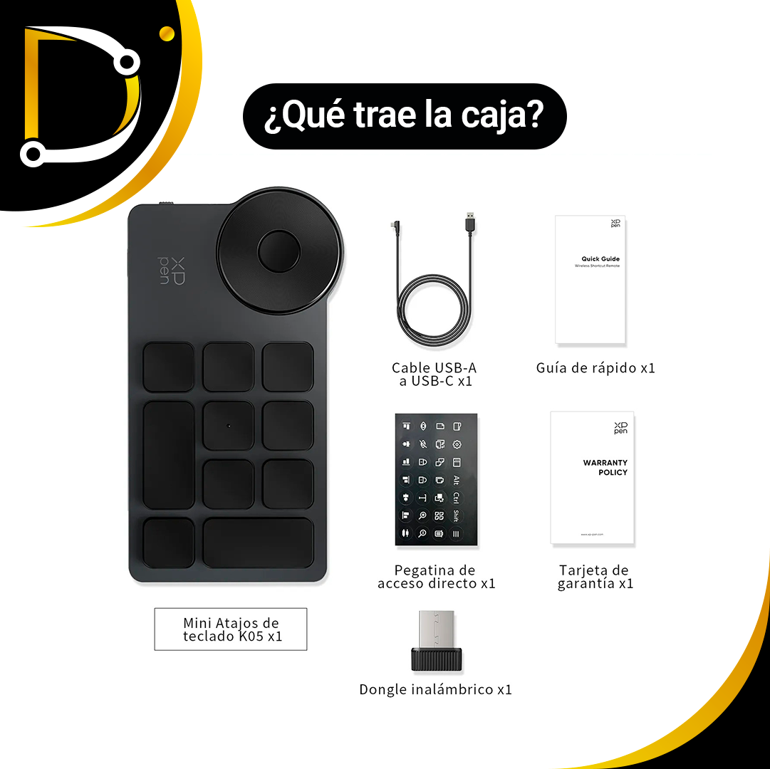 Control de Atajos XP-PEN ACK05-B - Imagen 4