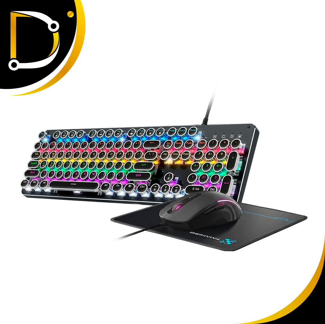 Combo Teclado mecánico + Mouse TAIAHIRO BK820