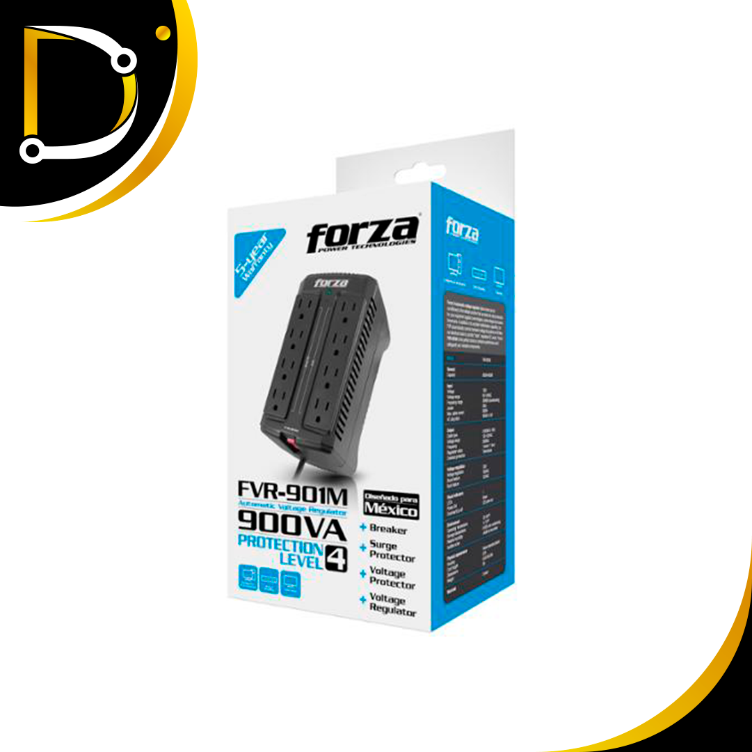 Regulador de Voltaje Forza FVR-901M - Imagen 4