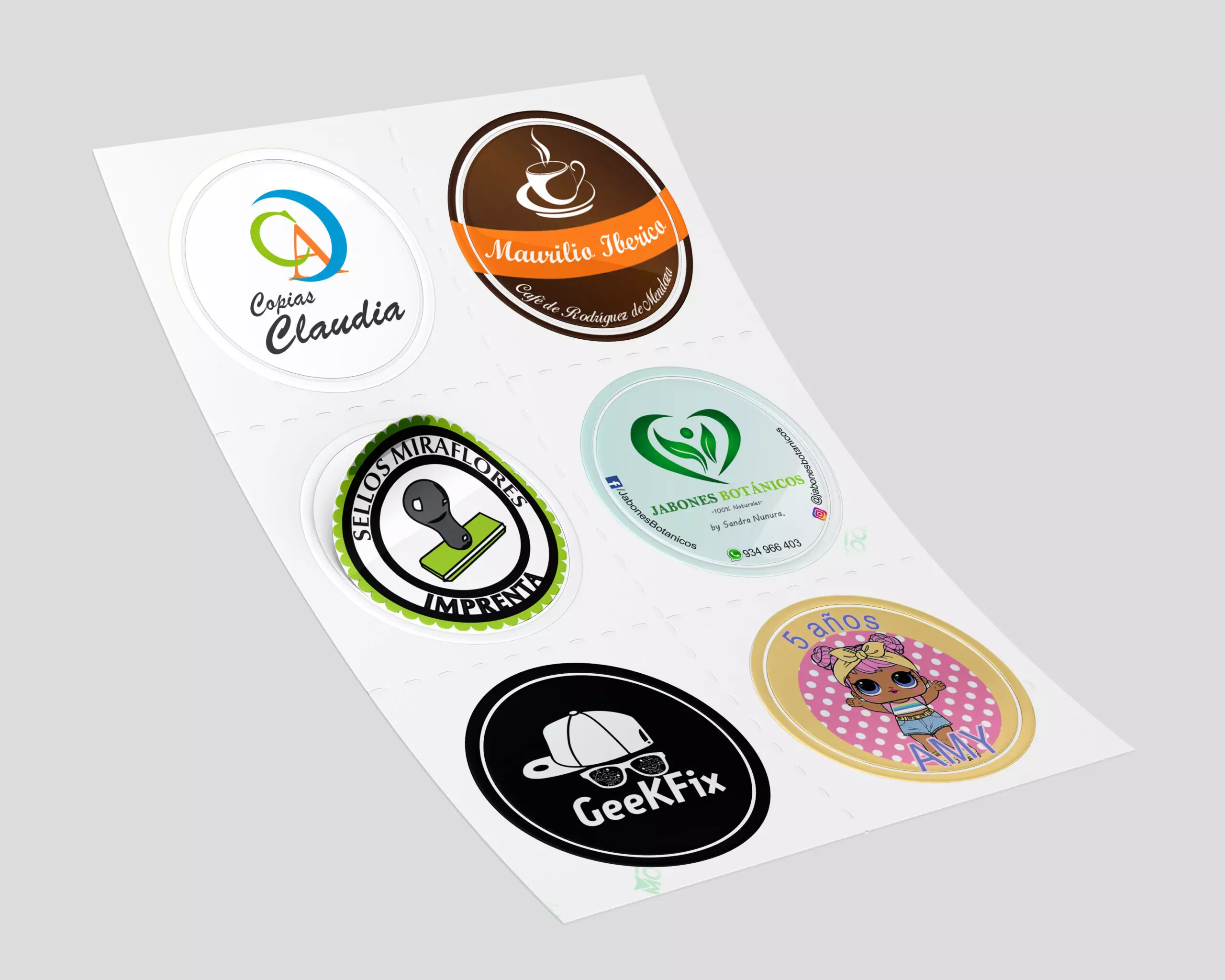 Stickers promocionales