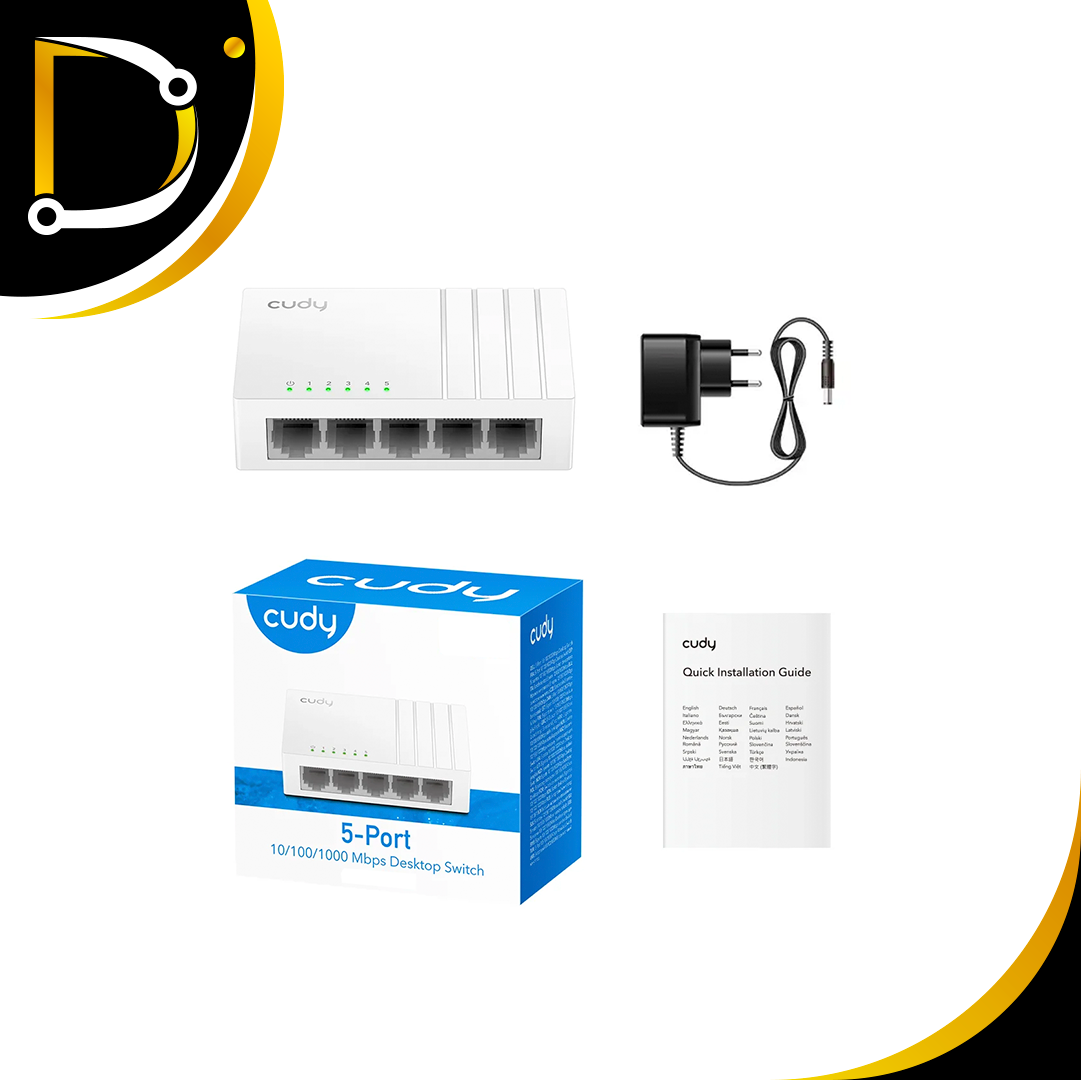 Switch 5 Puertos Cudy FS105D - Imagen 4